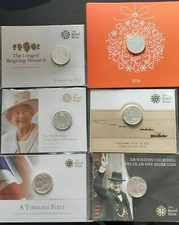COLLECTION OF 6 FINE SILVER