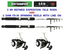 2 RON THOMPSON 8ft TELESCOPIC