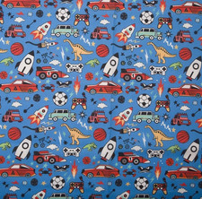 Craft fabric blue boys - craft,