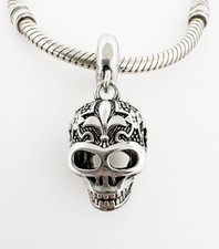 Skull Dangle Charm Skeleton