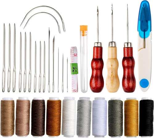 Leather sewing kit pcs - kit,