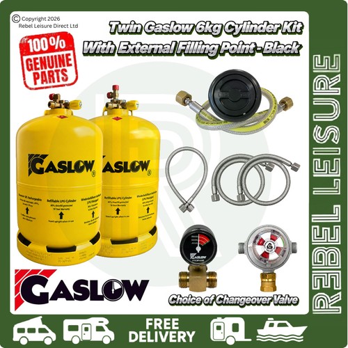 Twin gaslow 6kg lpg cylinder - twin,