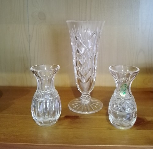Three waterford crystal - three, 'waterford