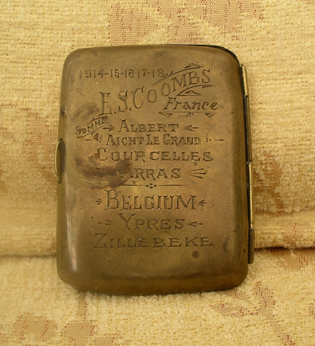 Ww1 trench art somme - trench, cigarette