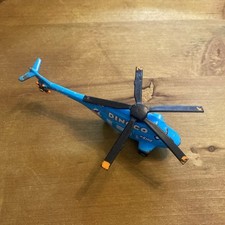 Disney Pixar Cars Dinoco The King Dinoco Helicopter Diecast 1:55 
