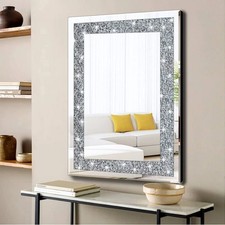 Rectangle Silver Mirrors Shiny