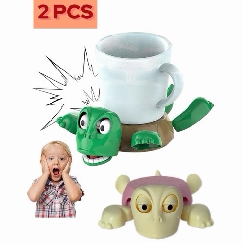 2pcs panic turtle - turtle, coaster