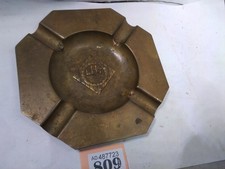 L H T Brass Advertising Ashtray