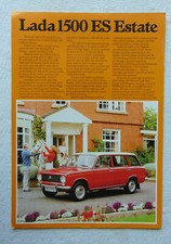 Lada 1500 ES Estate UK Sales Brochure Sheet 1978 Free Postage