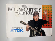 The Paul McCartney World Tour Poster Original Promotion Circa 1990
