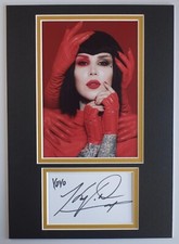 Kat von D Signed Autograph A4