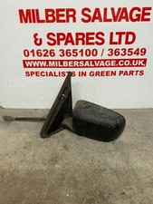 VOLKSWAGEN GOLF MK2 E REG N/S PASSENGER SIDE MANUAL DOOR MIRROR BLACK