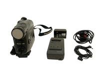 Panasonic NV-R30 VHS-C Camcorder Bundle with Charger and Cables Untested