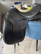 17.5 Inch Black Leather