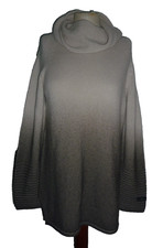 Marc Cain Cowl Neck Jumper Sz N 6 UK 14 / 16 - Alpaca Blend Ombre Mocha Mix VGC