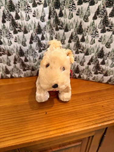 Vintage stuffed dog fox - vintage,