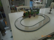 Greendale Friction Powered Musical Rocket Train with a Track & Two Figures.