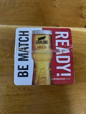 Carling Drip Mats Beer Mats Coasters, Pack of 100 Brand new and sealed 