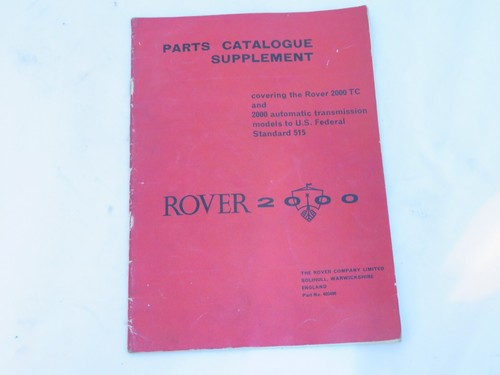 Rover 2000tc 2000 auto - rover, trans