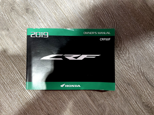 2019 honda crf50f owner - honda,