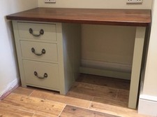 Solid Pine Pedestal Desk -