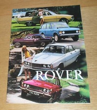 Rover Brochure 1972 - 2000 SC 2000 TC 3500 3500S 3.5 Litre V8 Saloon Range Rover