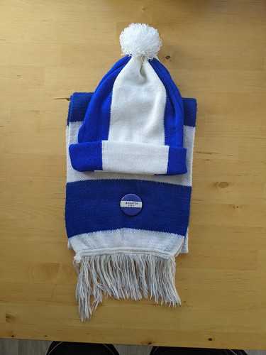 Leicester city bobble hat - city,