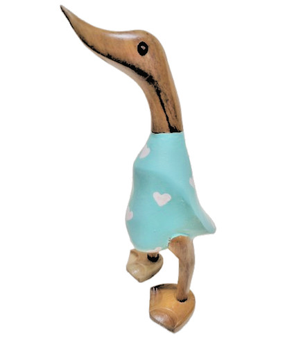 Bamboo wooden duck 25cm - bamboo,