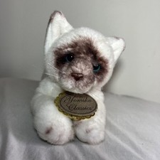 Yomiko Classics Siamese Cat Soft Plush Toy With Collar 12”