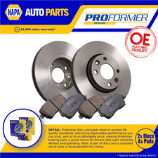2x Vented Brake Discs and Pads