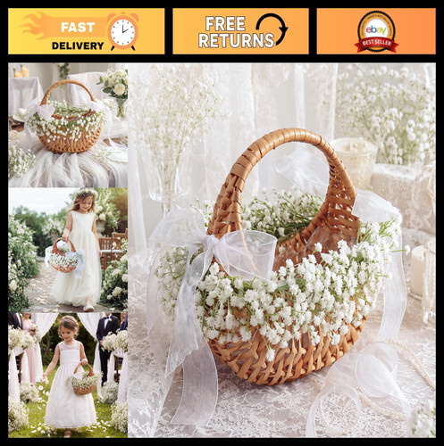 Small half moon wicker rattan - moon,