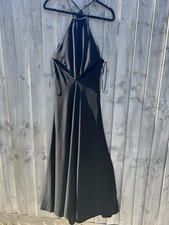 Zara Black Halter Neck Cut Out