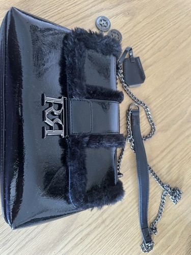 River island bag black faux - bag,