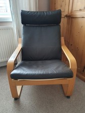 Ikea Poang armchair, oak