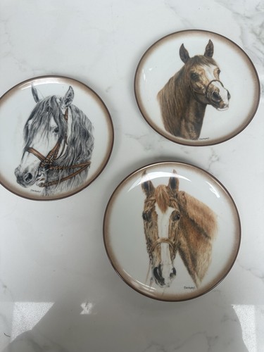 Set ceramic horse - set, 3