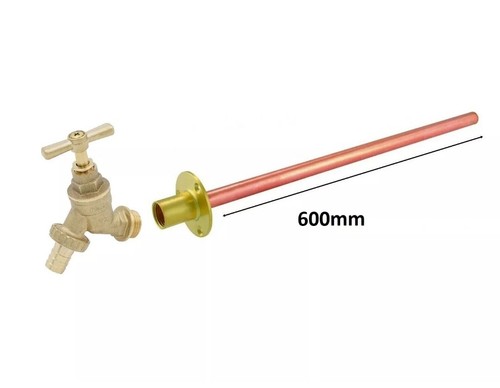 Outside garden tap - wall, plate