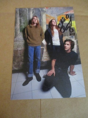 Chad channing signed 4x6 - channing, kurt