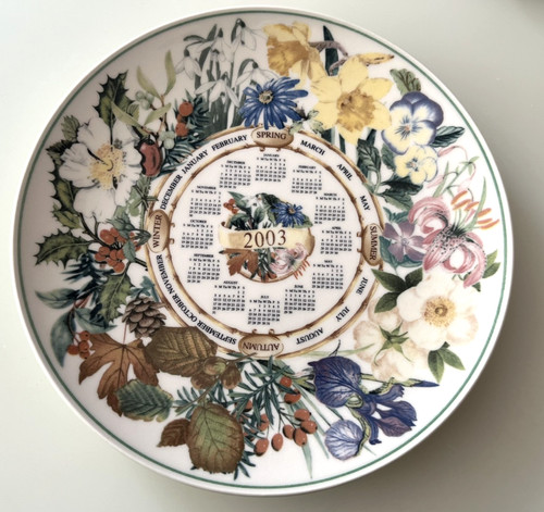 Wedgwood 2003 calendar plate - wedgwood,