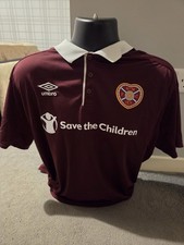 Authentic Heart Of Midlothian 2017/2018 Home Football Shirt Mens Size 2XL