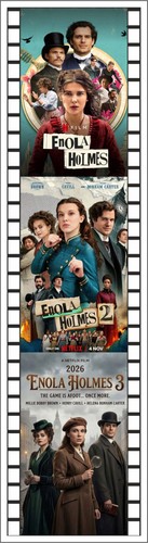 Enola holmes bookmarks - enola,