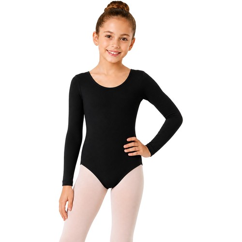 Girls long sleeve leotard - long,