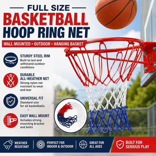 Full size basketball hoop ring - basketball,
