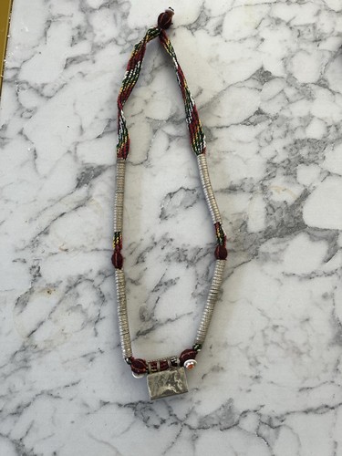 Vintage old silver necklace - vintage,