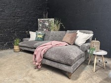 Corner sofa - NEXT Erin button back corner chaise - Neutral sofa 