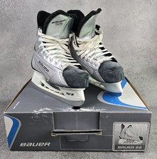 Bauer 22 Ice Hockey Skates Ice Skating Boots UK 4 Grey / Black / Silver 238L