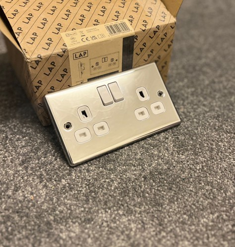 Double wall sockets - sockets, chrome