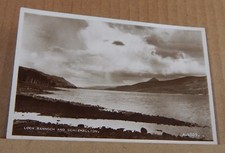 Postcard Scotland Loch Rannoch & Schiehallion Perth & Kinross RP unposted 