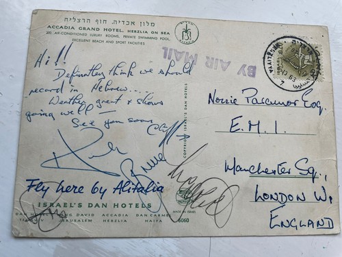 Private handwritten postcard - private,