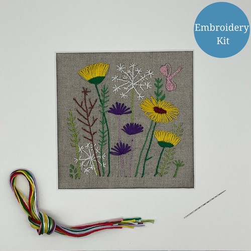 Irish stamped embroidery kit - irish,