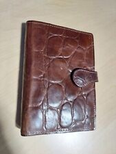 Vintage Leather Mulberry Pocket Book Organiser, Original Unused Adress Book 